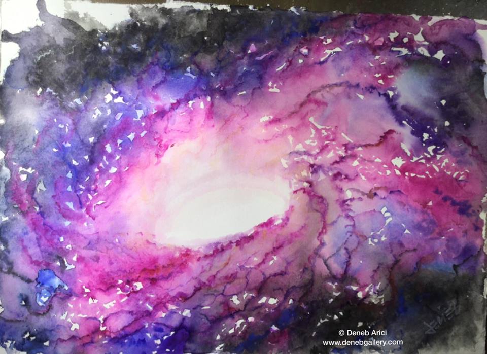 Tumbling galaxy